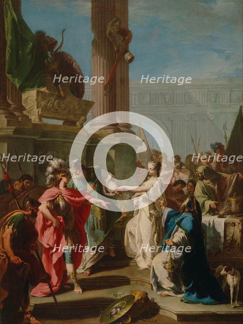 The Sacrifice of Polyxena, 1734. Artist: Pittoni, Giovan Battista (1687-1767)