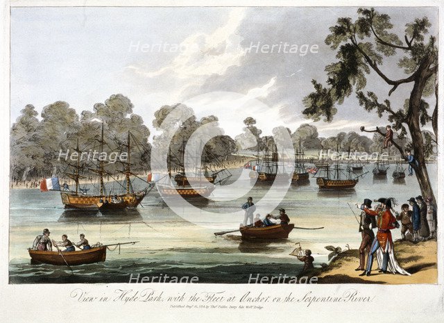 Hyde Park, London, 1814. Artist: Anon