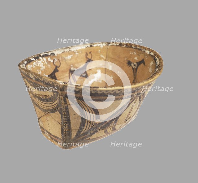 Oval Bowl, 4th millenium BC. Artist: Prehistoric Russian Culture  