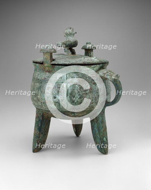 Goblet, Shang dynasty ( about 1600-1046 BC ), 13th/12th century BC. Creator: Unknown.