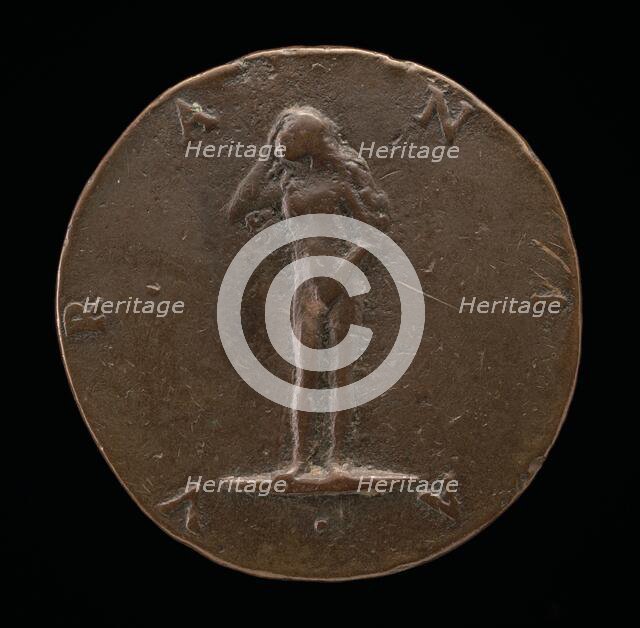 Urania [reverse], c. 1519. Creator: Maffeo Olivieri.