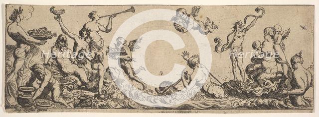 Neptune and Amphitrite, 1615-42. Creator: Pierre Brebiette.