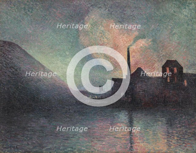 Couillet, The Night, 1896. Creator: Luce, Maximilien (1858-1941).