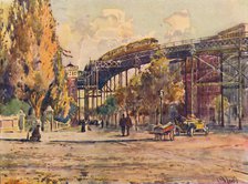 'Elevated Railway, New York', 1916. Artist: Martin Lewis.