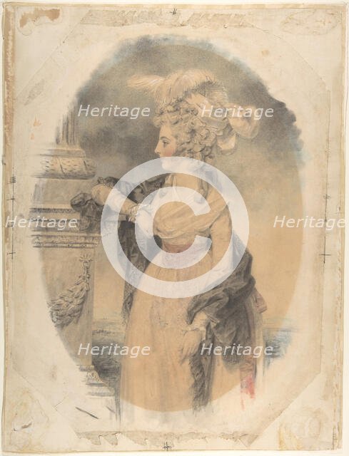 Elizabeth Ford, later Lady Colville of Culross, 1785. Creator: John Downman.