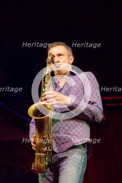 Dave O'Higgins, Under Ground Theatre, Eastbourne, East Sussex, 2015. Artist: Brian O'Connor.