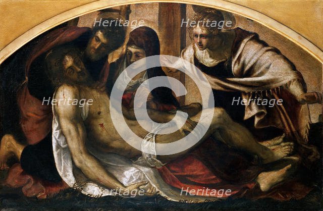 Pietà, 1563. Creator: Tintoretto, Jacopo (1518-1594).
