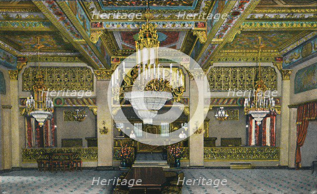 'Elaborate Interior of Casino and Famous Gold Bar, Hotel Agua Caliente', c1939. Artist: Unknown.