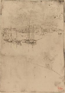 The Steamboat, Venice, 1879-1880. Creator: James Abbott McNeill Whistler.