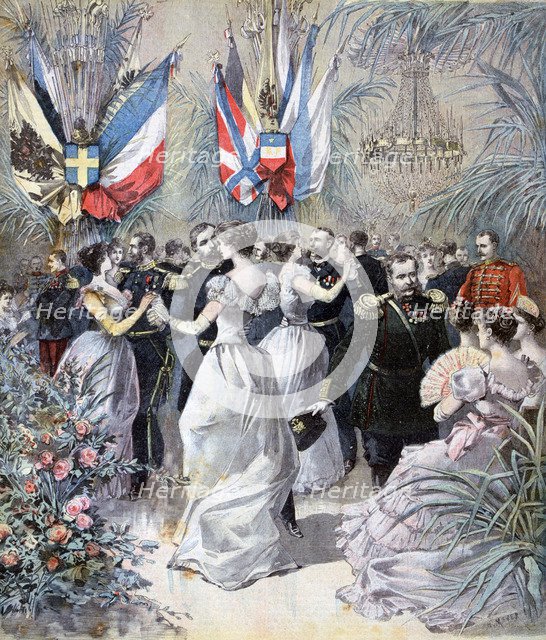 Celebrations in honour of the Visit of the Russian Fleet in Toulon, 1893. Artist: Henri Meyer