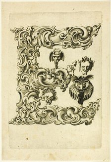 Letter E, 1630. Creator: Pierre Aubry.