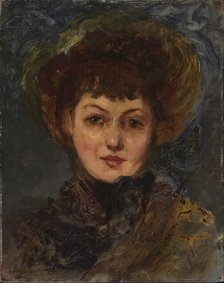 Portrait of Mrs. John Gellatly, 1890-1897. Creator: Eleanor Greatorex.