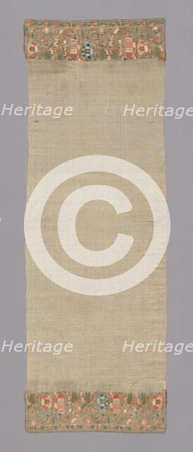 Towel, Turkey, 19th century. Creator: Unknown.