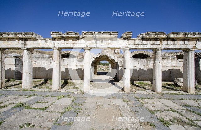 The theatre at Aphrodisias, Turkey. Artist: Samuel Magal