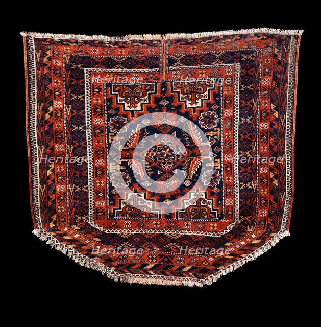 Saddle Rug, about 1870. Creator: Unknown.