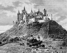 Burg Hohenzollern, south of Stuttgart, Germany, 19th century. Artist: Taylor