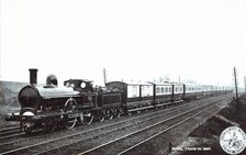 Royal Train of Rail Way Company. London & North Western circulating in 1887.