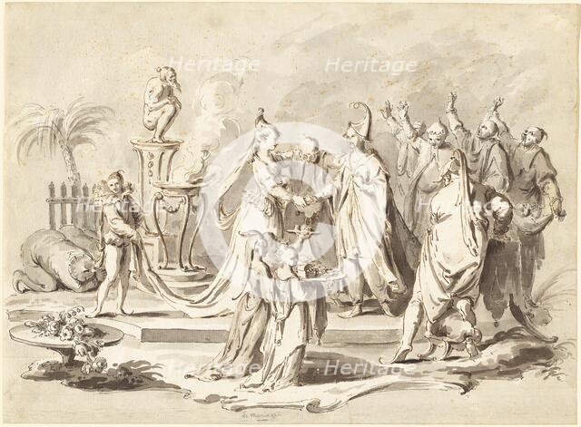 The Marriage of Europe and China, c. 1760. Creator: Pietro Antonio Novelli.