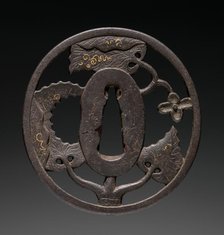 Sword Guard, second quarter of the 19th century. Creator: Masakata (Japanese).