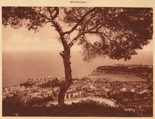 'Panorama of Monte-Carlo taken from the Turbie Road', 1930. Creator: Unknown.