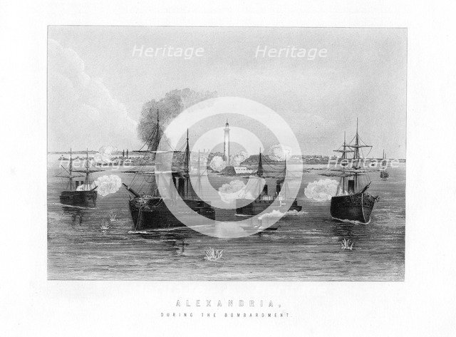'Alexandria, During the Bombardment', 1882, (19th century). Artist: Unknown
