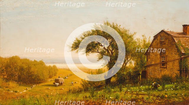 A Home by the Seaside (image 1 of 2), c1872. Creator: Worthington Whittredge.