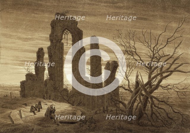 Winter - Night - Old Age and Death (from the times of day and ages of man cycle), 1803. Artist: Friedrich, Caspar David (1774-1840)