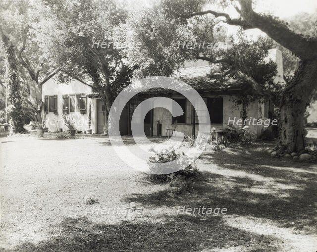 Justin B. Alexander house, Montecito, California, 1923. Creator: Frances Benjamin Johnston.