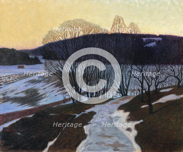 April evening, 1905. Creator: Sundblad, Arvid Werner (1877-1909).