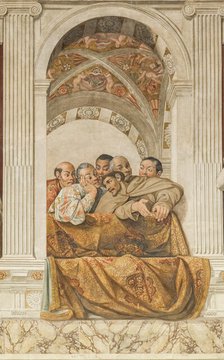 Hasekura's embassy to the Pope Paul V, 1616. Creator: Tassi, Agostino (1578-1644).