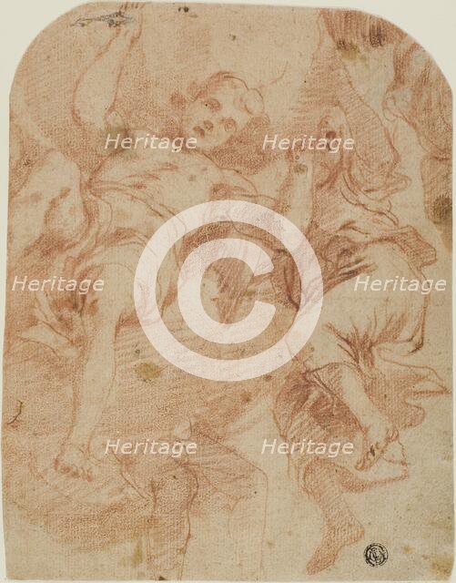 Study of Two Angels, 1661/1666. Creator: Mattia Preti.