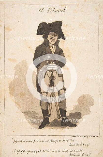 A Blood, December 1, 1790. Creator: George Moutard Woodward.