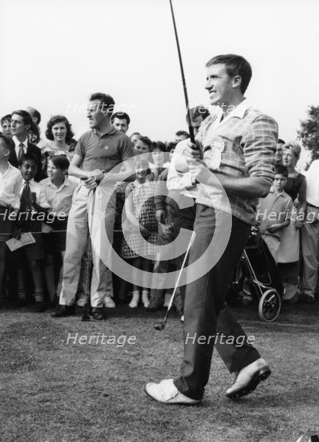 Roy Castle and Bruce Forsyth, Ealing Golf Course, London, 1963. Creator: Brian Foskett.