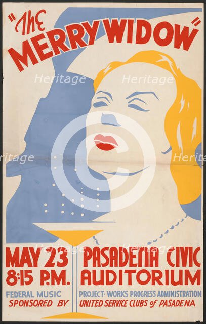 The Merry Widow, Pasadena, CA, [193-]. Creator: Unknown.