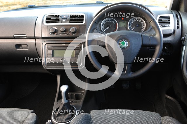 SKODA Fabia 2007. Artist: Simon Clay.