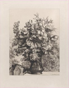 Vase of Flowers, 1862. Creator: Jules-Ferdinand Jacquemart.