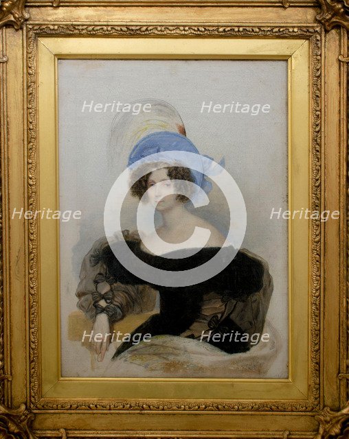 Portrait of Janette (Anna) Ivanovna Lopukhina, née Baroness von Wenckstern (1786-1869), 1833.