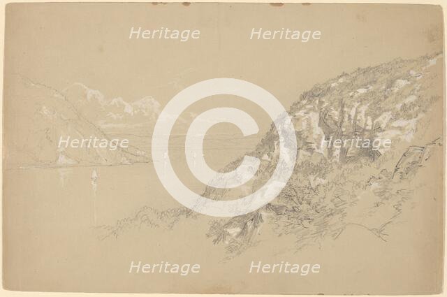 Hudson Highlands, 1860s. Creator: John William Casilear.