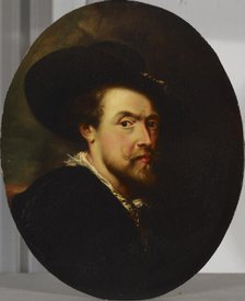 Self Portrait of Peter Paul Rubens, copy, 1800-1899. Creator: Unknown.