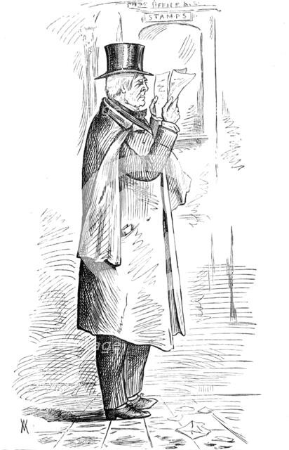 Parliamentary Sketches: in the Lobby - a newly created senator, 1880. Creator: Unknown.