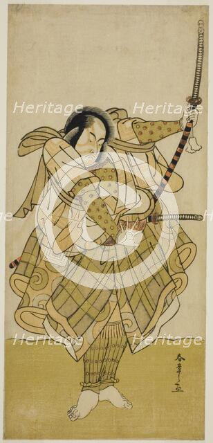 The Actor Ichikawa Monnosuke II in an Unidentified Role, Japan, c. 1779. Creator: Shunsho.