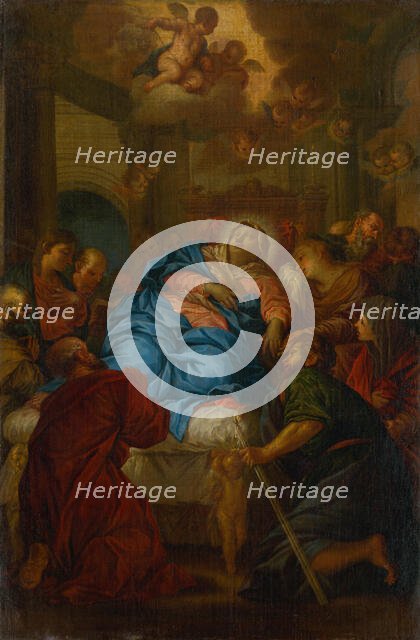 Death of the Virgin Mary, 1620-1630. Creator: Giovanni Antonio Merli.