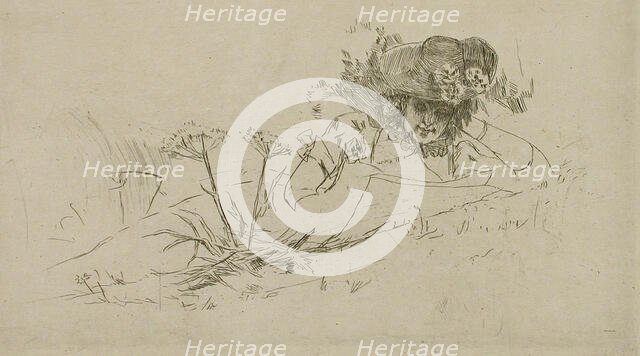 Printemps, c1882. Creator: Félicien Rops.