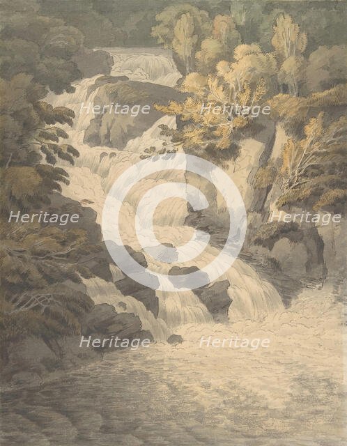 Cascade of the Aray at Inveraray (Scotland), June 30, 1791. Creator: John White Abbott.