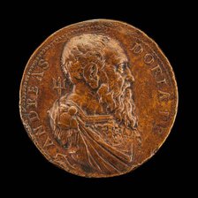 Andrea Doria, 1466-1560, Genoese Admiral [obverse], 1541. Creator: Leone Leoni.