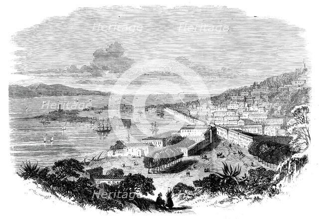 View of Messina - from a drawing by Mr. Wreford, 1860. Creator: Unknown.