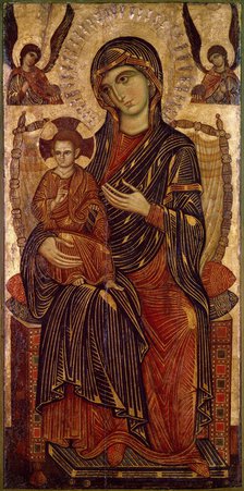 'Virgin and Child Enthroned', c1280. Artist: Pisan Master