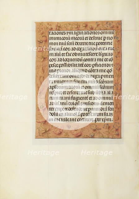 Decorated Text Page; Spinola Hours, about 1510-1520. Creator: Unknown.