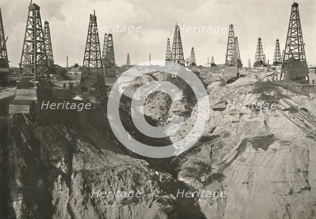 'Yenan-Young Oil Wells', 1900. Creator: Unknown.