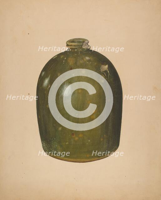 Jug, c. 1938. Creator: Lee Brown.